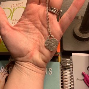 Authentic I love you Tiffany notes necklace